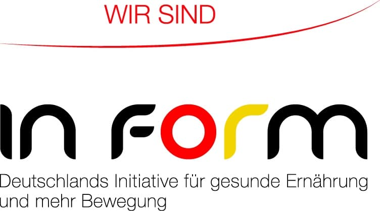 Logo von IN FORM – Deutschlands Initiative für gesunde Ernährung und mehr Bewegung für Valitudo Geschäftsführer Peter Röhr und Daniel Rothmund